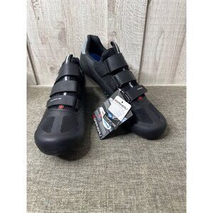 Garneau Ergo Grip Cycling Shoes Mens Size 9.5 Black Lightweight X-Comfort Zone
